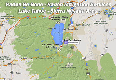 Radon Mitigation Services in the Lake Tahoe Area