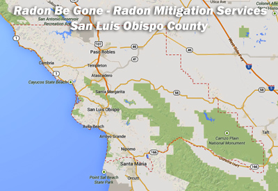 Radon Mitigation Services in San Luis Obispo County